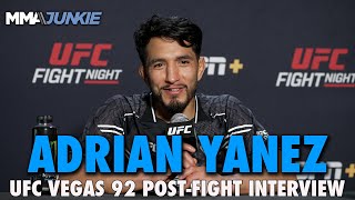 Adrian Yanez Upon Seeing Result of Devastating TKO I Thought I Killed a Guy  UFC Vegas 92 [upl. by Atnod]