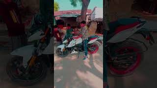 ￼bike boys love in bike 🚳 Apache rtr 160 4v special shortvideos ytshort shorts rtr apache [upl. by Rednave15]