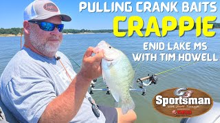 Pulling Crank Baits Crappie on Enid Lake [upl. by Anastasio580]