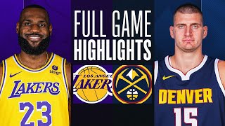 LAKERS at NUGGETS  FULL GAME HIGHLIGHTS  October 24 2023 [upl. by Slocum831]