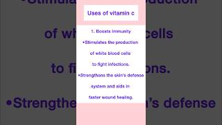 Uses of vitaminc  vitaminc benefits  health benefits of vitaminc  health tips [upl. by Malka147]