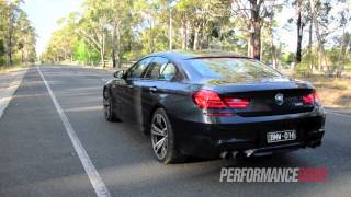 BMW M6 Gran Coupe engine sound and 0100kmh [upl. by Elletse]