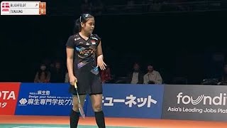 Gregoria Mariska Tunjung Ina vs Mia BLICHFIELD den  QF  KUMAMOTO MASTER JAPAN 2024 [upl. by Parsifal]