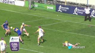 Clare v Antrim  Man of the Match Aaron Cunningham [upl. by Llenil]