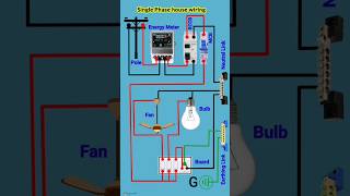 House wiring connection kaise kare ⚡️ 💡 Like subscribe plz 🙏😯😱😲shorts youtubeshorts electrical [upl. by Avihs]