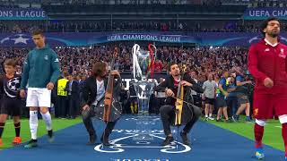 2CELLOS performance at the 2018 UEFA Champions League Final [upl. by Eudoxia]