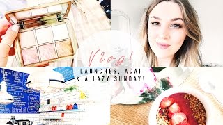 VLOG Beauty Launches Acai Bowl Recipe amp A Lazy Sunday  I COVET THEE [upl. by Kallick]