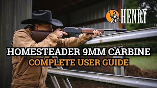 Henry Homesteader 9mm Carbine  Complete User Guide [upl. by Guerin512]