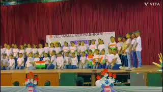 Velammal vidhyasharam in surapet has celebrating independence day satvikvlogs9504 [upl. by Enylcaj]