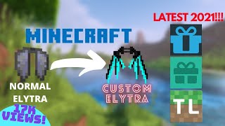 How to customize your ELYTRA with custom skin MCLeaksEasyMCTLauncher  Latest 2021 [upl. by Elvie]