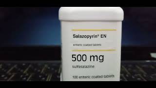 salazopyrine sulfasalazine 500 colon ulcer سلازوبيرين سلفاسالازين٠٠علاج التهابات و تقرحات القولون [upl. by Claudina]