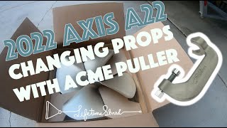 Deciding on and Changing Props for Axis A22 Wakeboard Boat [upl. by Noremmac41]