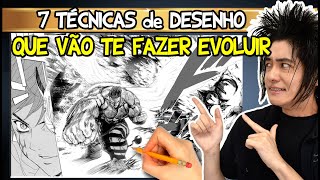 7 Técnicas de DESENHO que vão te fazer EVOLUIR [upl. by Haakon908]