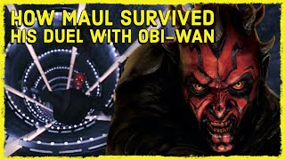 How Darth Maul Survived His Duel With ObiWan Kenobi  Star Wars Lore [upl. by Ssur]