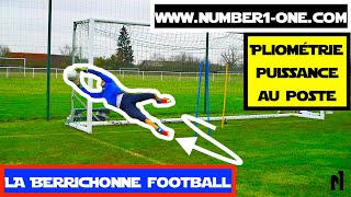 Specifique Gardiens de But PLIOMÉTRIE PUISSANCE GOALKEEPER TRAINING La Berrichonne Châteauroux [upl. by Mutat]