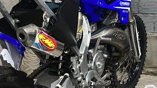 Fmf shorty exhaust Yamaha Yz 125 First start [upl. by Jock]