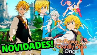 FINALMENTE NOVIDADES DO NOVO JOGO DO NANATSU NO TAZAI ESTILO GENSHIN IMPACT 7DS Origin [upl. by Eanert171]