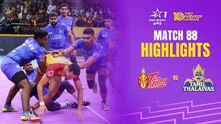 தலைவாஸின் வெற்றி நடை தொடருது  Match 88 Tamil Highlights  PKL2023 [upl. by Cohl]