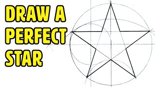 How to Draw A Perfect Star [upl. by Ynaitirb]