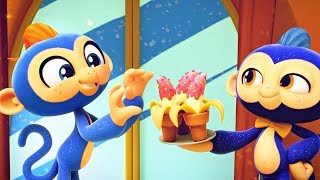 Fingerlings Tales  Boris The Monkey Loves Bananas  Kids Cartoons  Funny Videos for Kids [upl. by Hedda504]