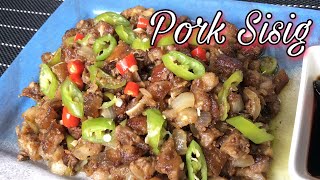 PORK SISIG l PORK SISIG TENGA NG BABOY l KAPAMPANGAN DISH I Pinoy Love Eat [upl. by Soisatsana122]