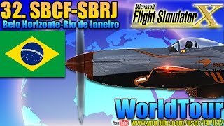 FSXWorldTour  32BeloHorizonteRio de JaneiroSBCFSBRJ [upl. by Arbmahs]