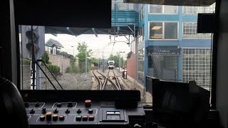 HudsonBergen Light Rail HD 60fps Riding Kinki Sharyo LRV 2018 Tonnelle Avenue to Hoboken [upl. by Tema82]