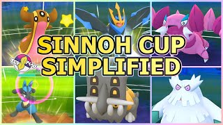 SINNOH CUP META SIMPLIFIED  Pokémon GO [upl. by Zetram]