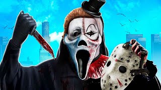 Mixing TERRIFIER GHOSTFACE and JASON in GTA 5 Scary [upl. by Bayly]