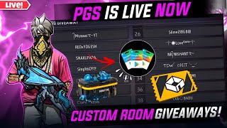 FREE FIRE LIVE GIVEAWAY CUSTOM ROOM  FF LIVE DIAMOND OR REDEEM CODE GIVEAWAY giveawaylivestream [upl. by Quince683]