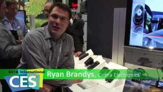 iRadar Smart Detection System  Cobra Electronics  CES 2014 ces ces2014 vegas tech [upl. by Calvert]