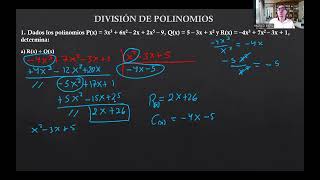 División entre polinomios [upl. by Arihaz869]