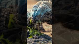 Marine Iguanas Natures Ocean Swimmers facts endangeredspecies [upl. by Eibocaj]