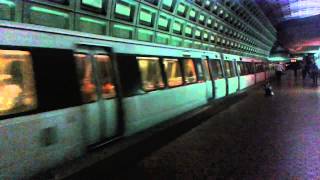 WMATA Green Line leaving Navy Yard [upl. by Anitnatsnoc]