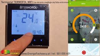 Termoregulator Termofol Wifi  jak połaczyć z telefonem [upl. by Neened77]