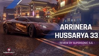 Asphalt 9 Arrinera Hussarya 33  Review by SuperSonic SG [upl. by Lanette]