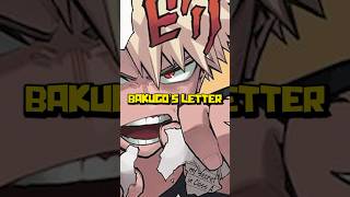 Deku Writes a Letter to Bakugo and Class 1A Reacts  My Hero Academia Vigilante Deku Arc Explained [upl. by Ecirtra]