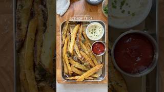 Crispy garlic fries 🍟 recipe in description [upl. by Zitella]