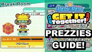 PREZZIES GUIDE For Warioware Get It Together UNLOCKS FASTEST WAY  MORE [upl. by Cora]