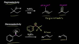 Regioselectivity stereoselectivity and stereospecificity [upl. by Roselani]