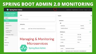 Spring Boot Admin Server  Managing amp Monitoring Microservices by using Spring Boot Admin Server [upl. by Alderman813]