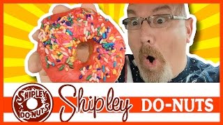 Shipley DoNuts in Galveston Texas  Glazed Cherry amp Apple Fritter [upl. by Zita]