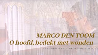 MARCO DEN TOOM  O hoofd bedekt met wonden Bätzorgel Domkerk UTRECHT dig [upl. by Leelahk]