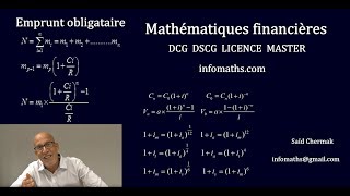 MATHÉMATIQUES FINANCIÈRES EMPRUNT OBLIGATAIRE DCG DSCG [upl. by Harhay126]