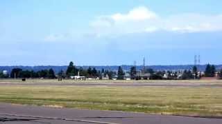 Overspeed and goaround at Felts Field airport [upl. by Aliahkim]