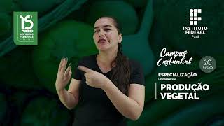 PROCESSO SELETIVO DO CURSO DE ESPECIALIZAÇÃO EM PRODUÇÃO VEGETAL  EDITAL 012023 EM LIBRAS [upl. by Julius]