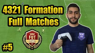 Mastering the 4321 Formation  FC 24 Custom Tactics for FUT Champions  Full Matches Gameplay [upl. by Icyac125]