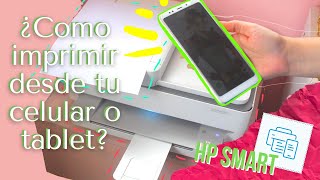 ⭐ Imprimir desde un teléfono o tablet con HP Smart  Impresoras HP ⭐ [upl. by Adaiha860]