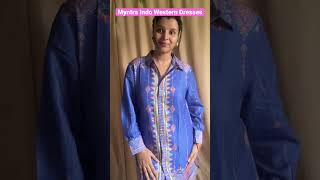 Myntra Indo Western Dresses myntrafinds [upl. by Ecirtael]