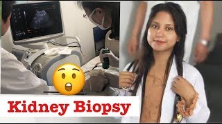 Kidney Biopsy Procedure  patient1   nephrology department [upl. by Bradney]